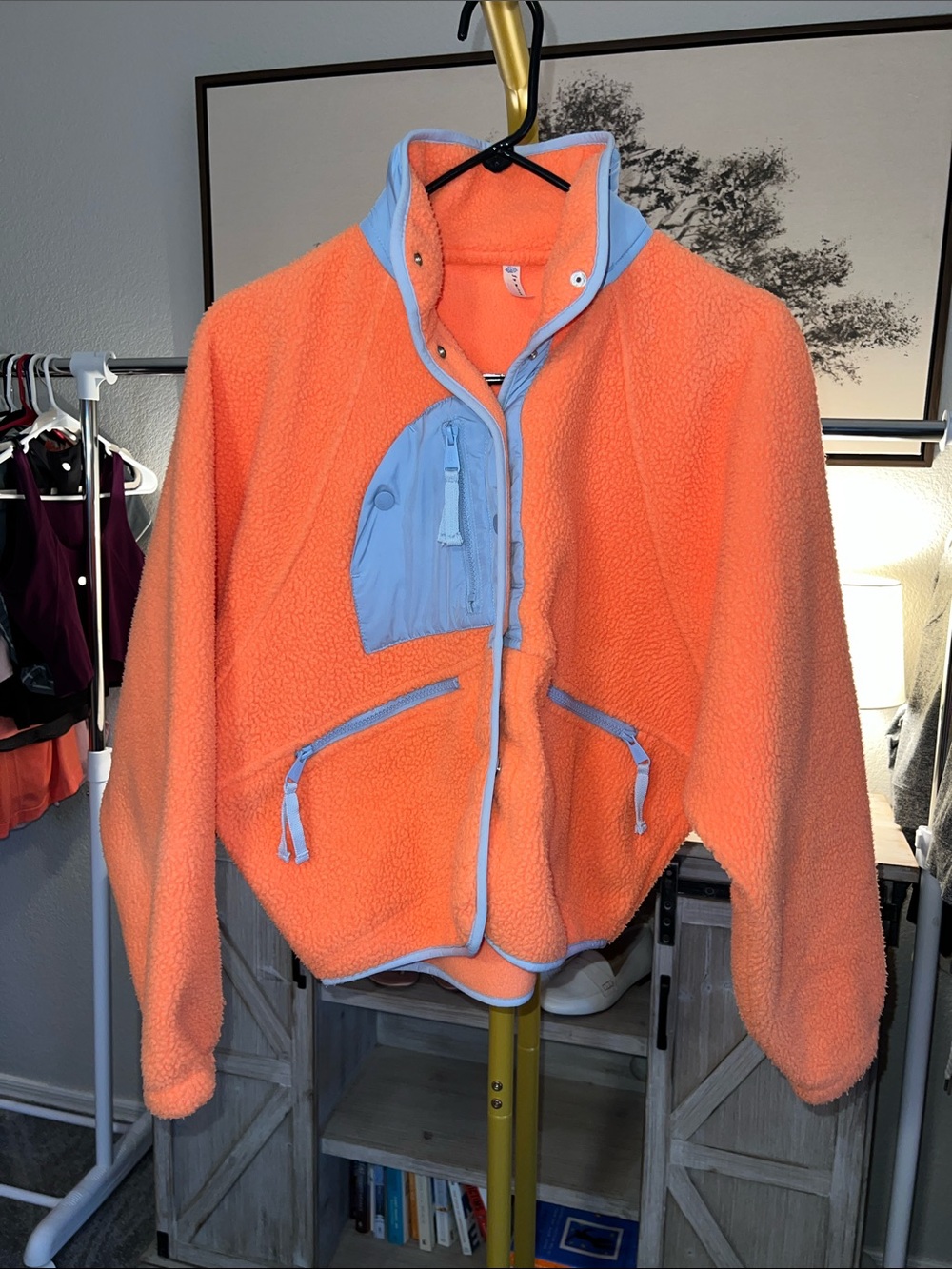 Free People Movement “Hit the Slopes” Fleece Jacket Women’s Size XS (oversized)